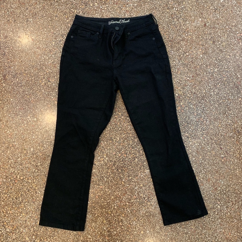 Universal Threads High Rise Kick Boot Crop, 4/27